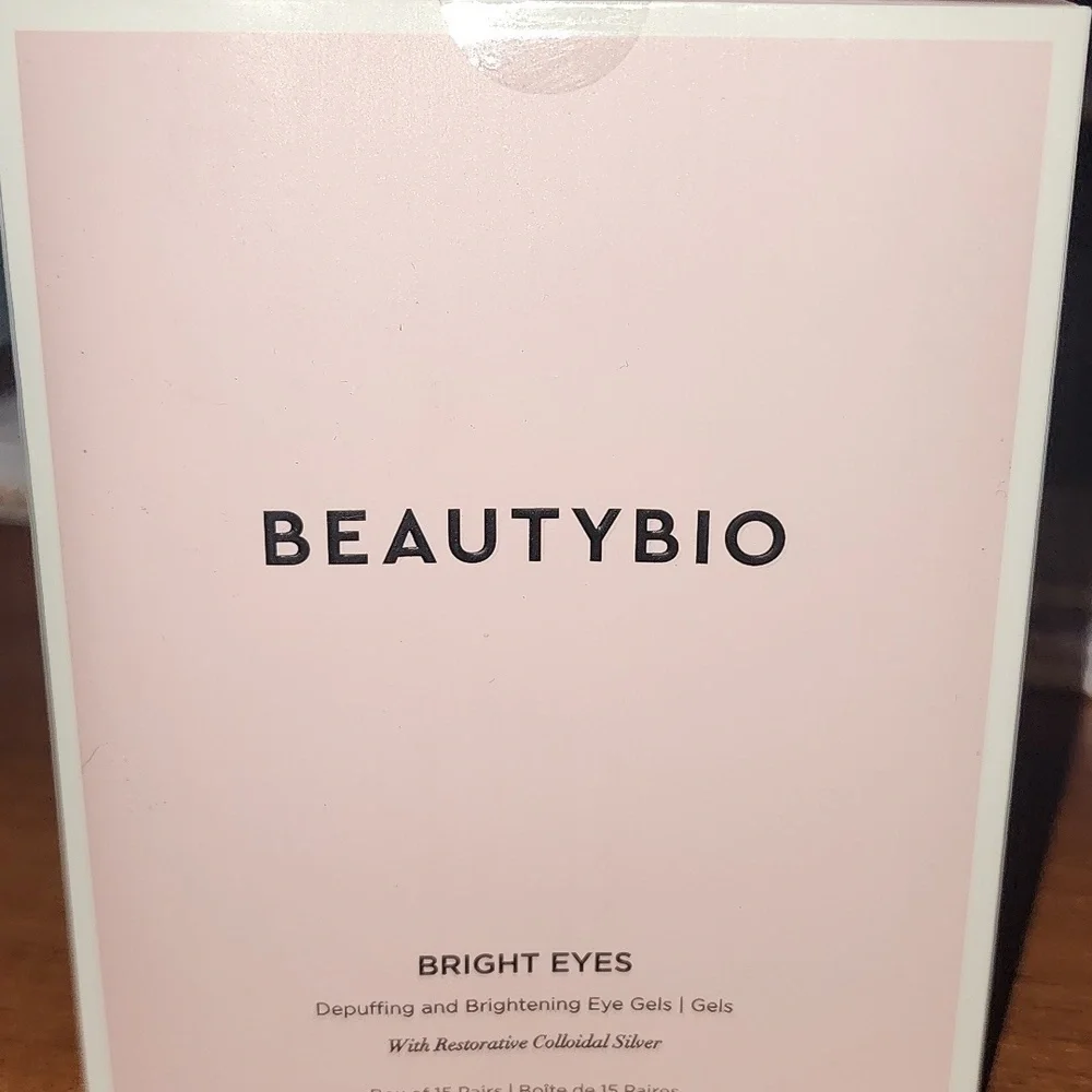 BeautyBio Bright Eyes Cooling, depuffing, and brightening eye Gel Patches New!